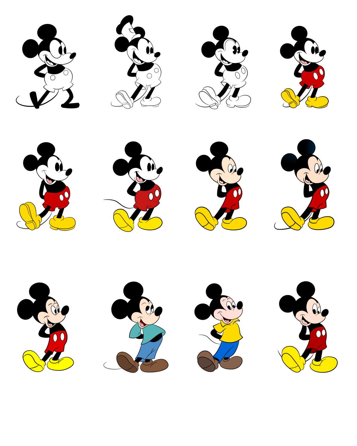 Mickey Mouse Information History