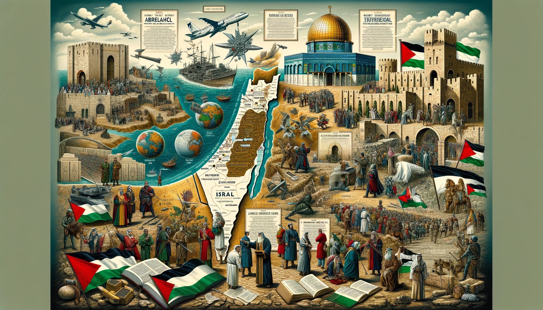Eons of Struggle Tracing the IsraelPalestine Conflict from Abraham to