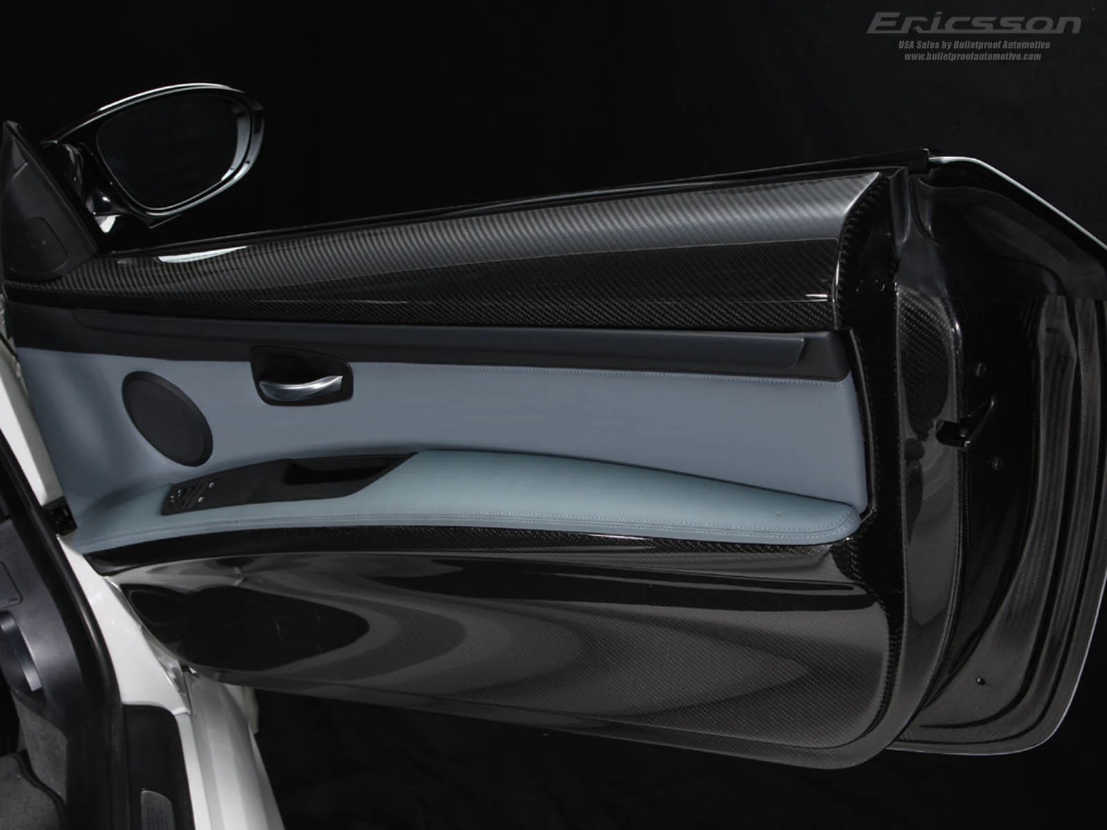 Carbon Fiber Door Cards / Door Trim Set Bulletproof Automotive