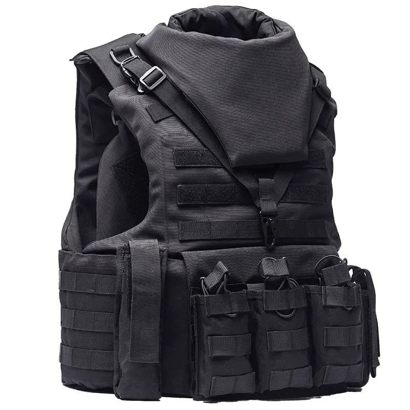 Black Bulletproof Vest Size S to XL Lang Dun
