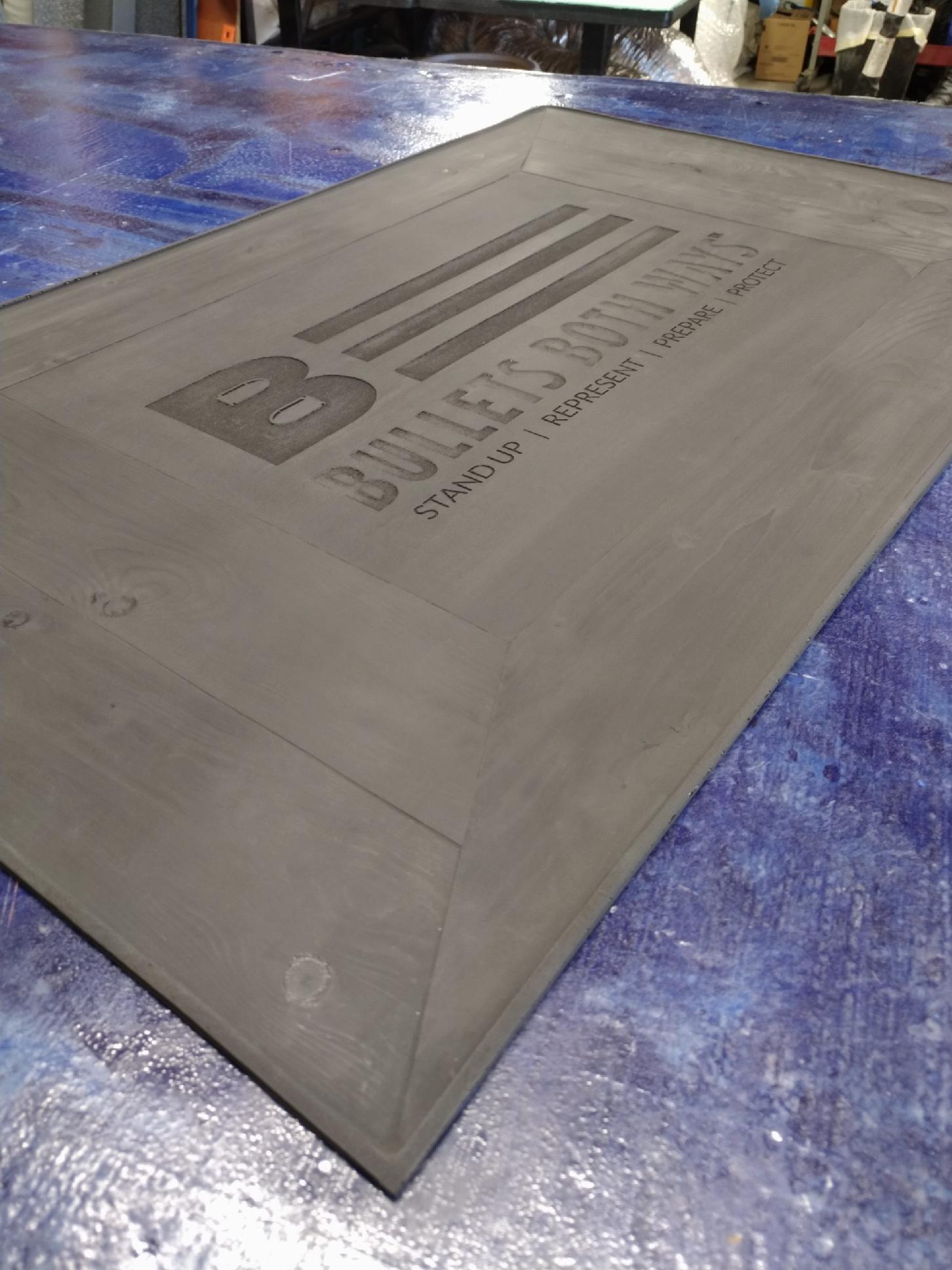 Splatmat Gun Cleaning Mats Bullets Both Ways Represent USA