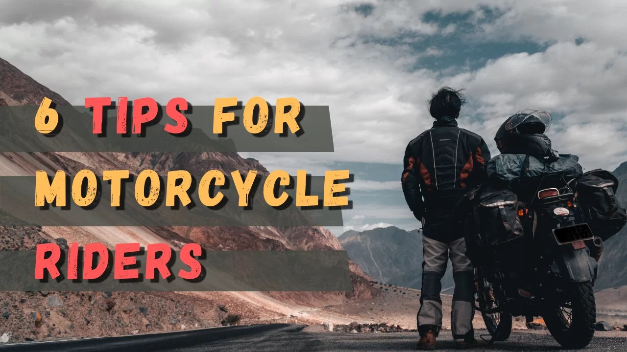 6 good practices for a motorcycle rider / 6 motorcycle riding tips
