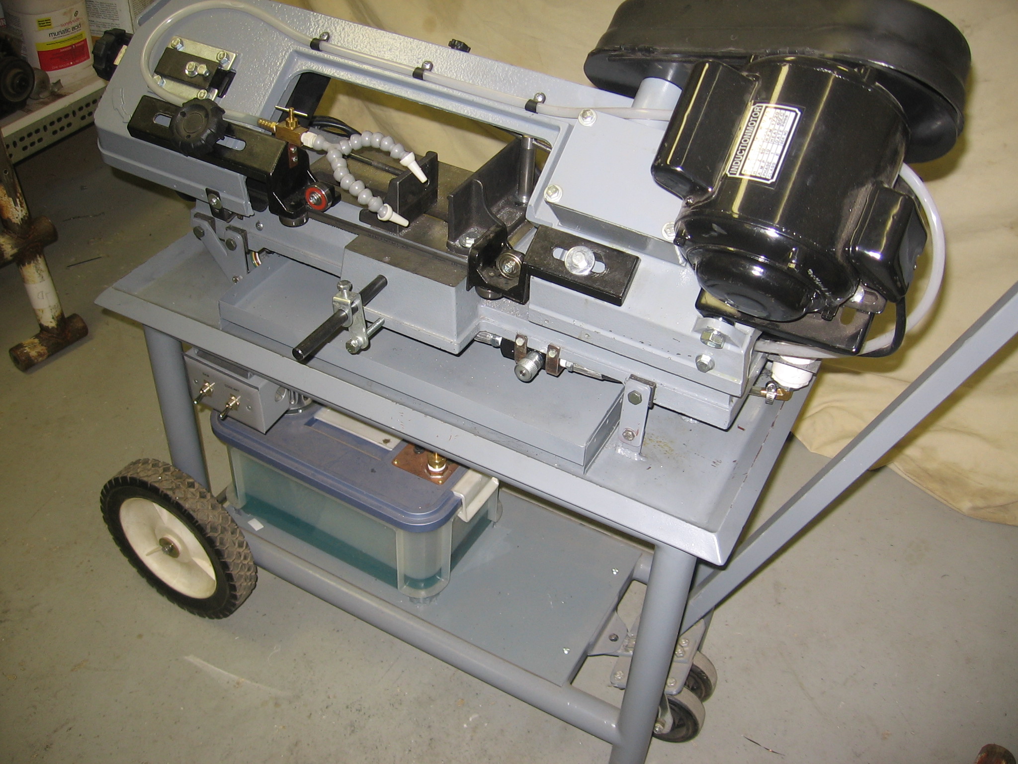 HF Horizontal Bandsaw modifications