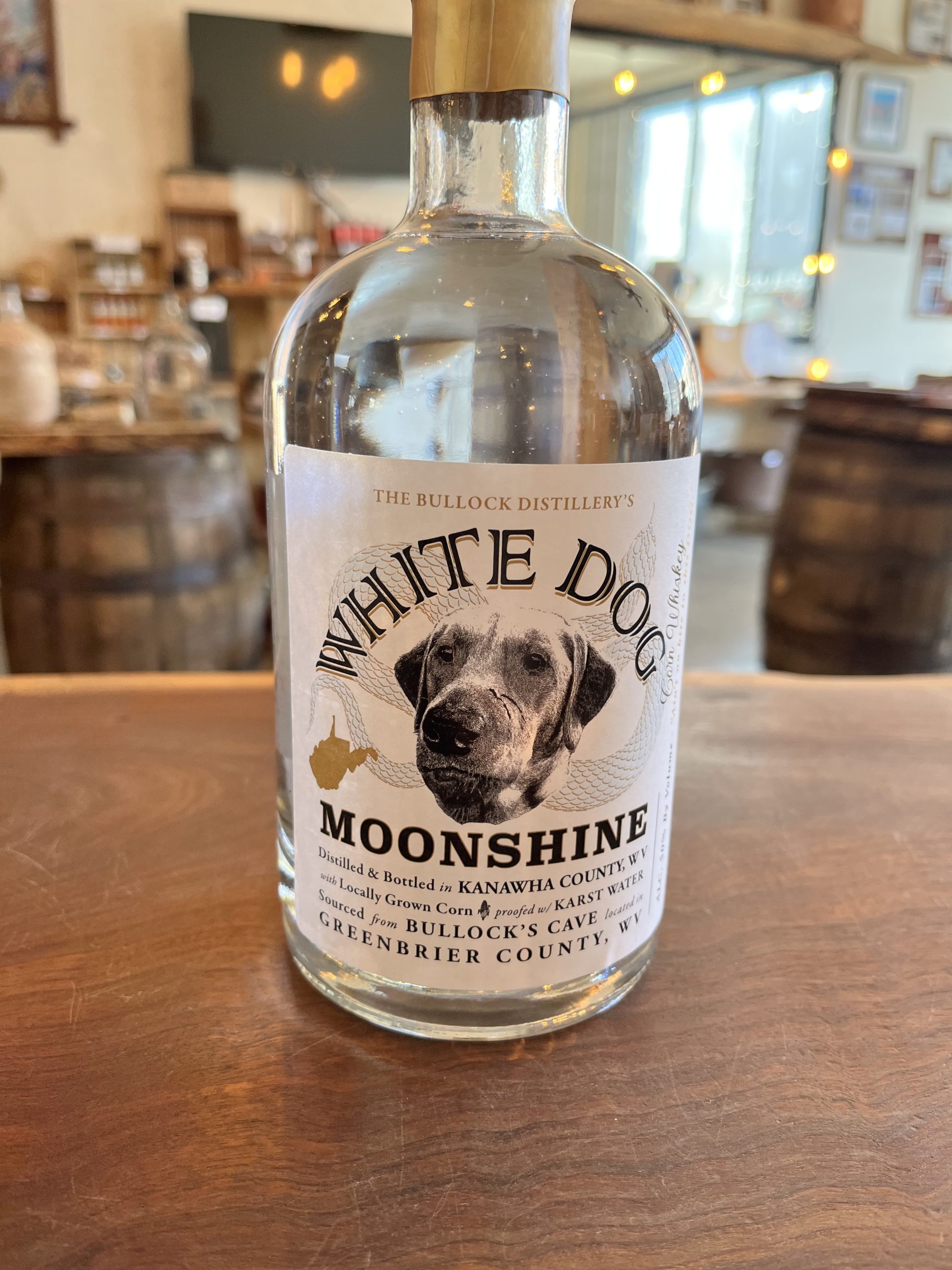 White Dog Moonshine The Bullock Distillery
