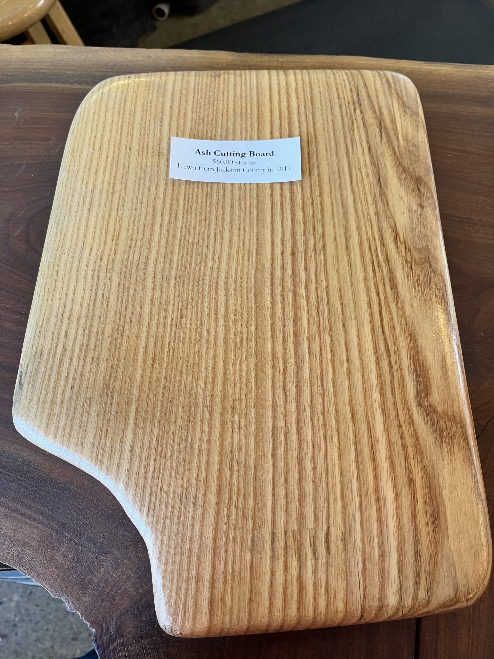 Ash Cutting Board The Bullock Distillery