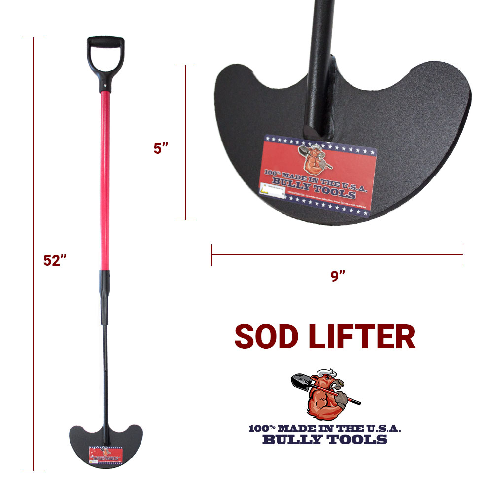 Sod Lifter Fiberglass DGrip Handle Bully Tools, Inc.