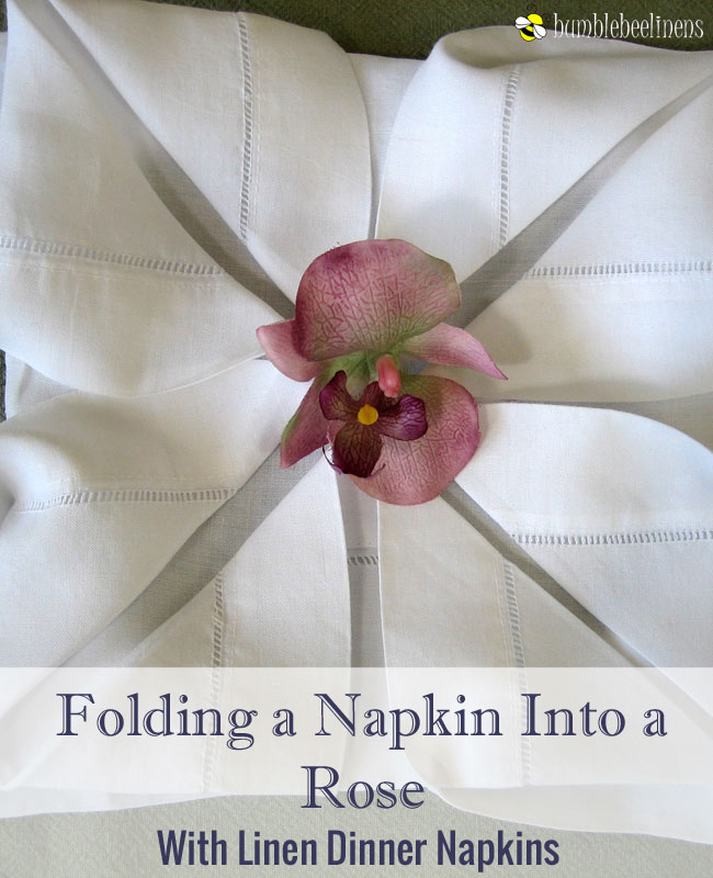 How To Fold A Napkin Into A Rose Step By Step Guide