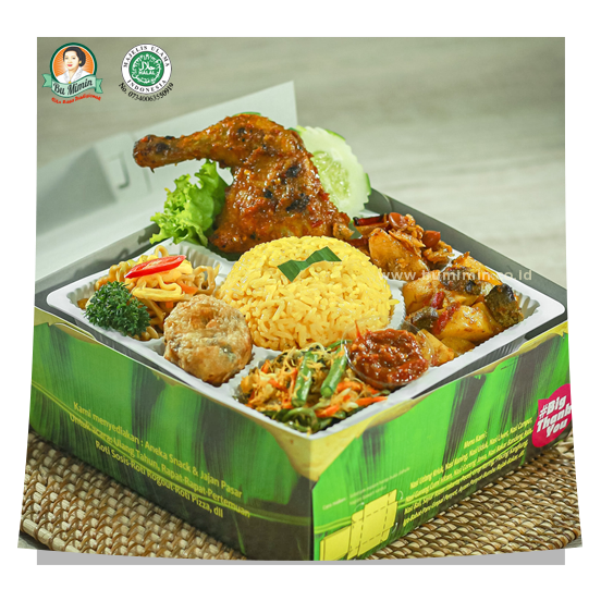 Nasi Kuning Lengkap Bu Mimin