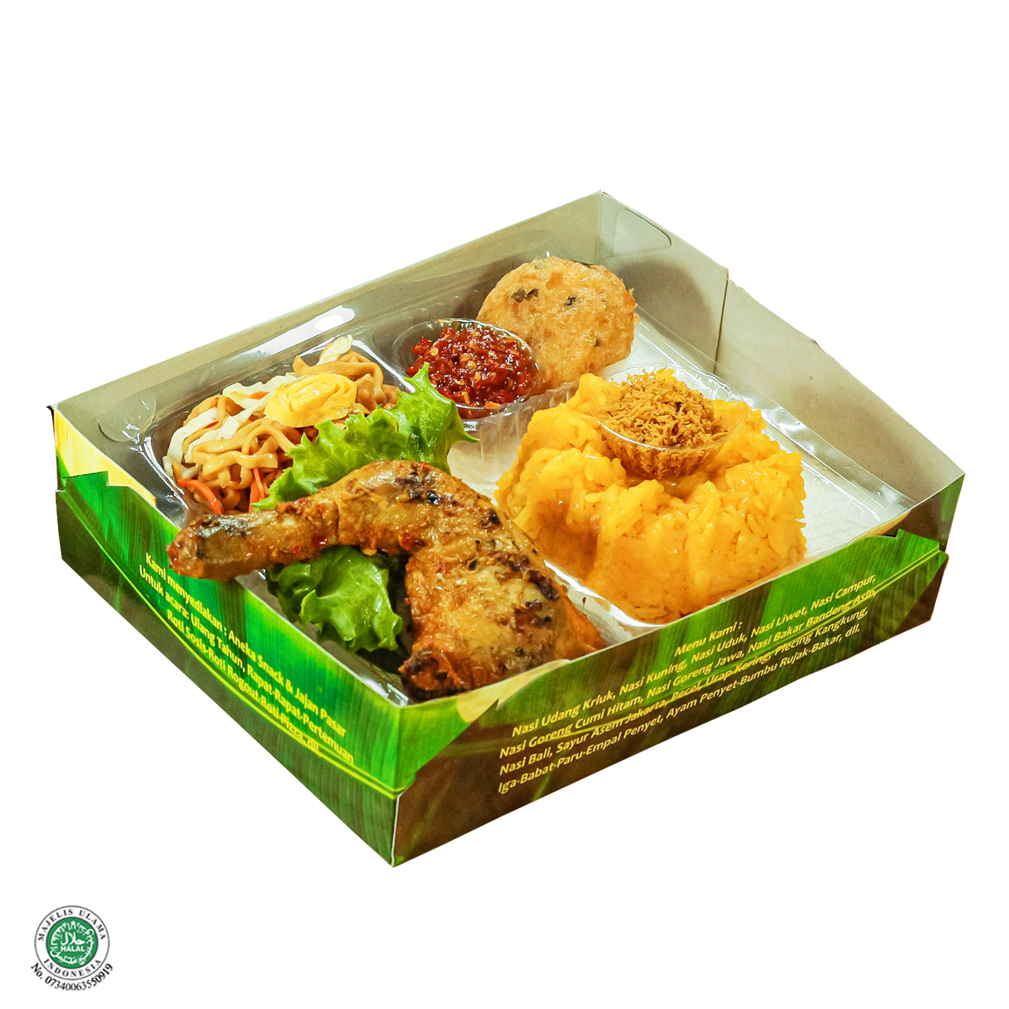 Nasi Kuning Lengkap Bu Mimin