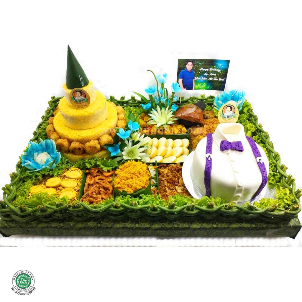 Tumpeng Tart Kotak 30 Porsi Bu Mimin