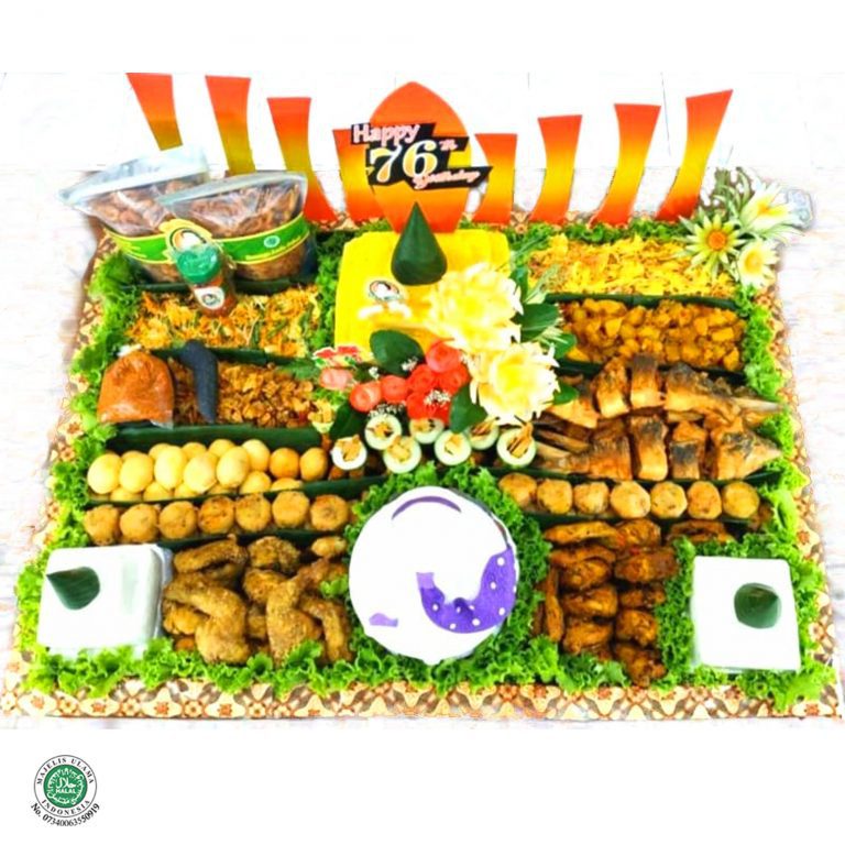 Tumpeng Tart Kotak 20 Porsi Bu Mimin