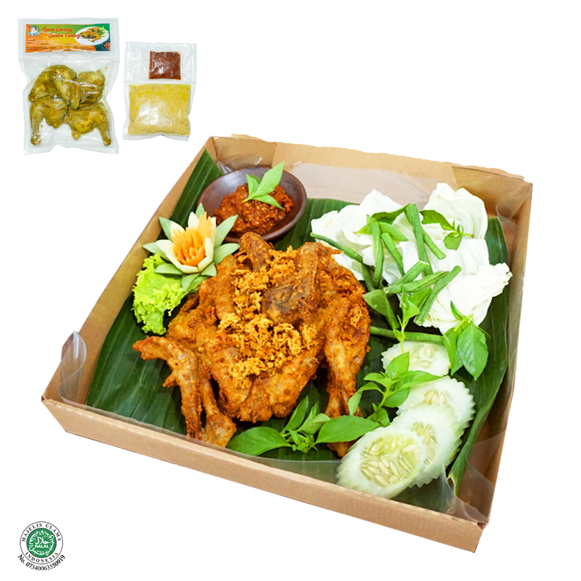 Fresh Frozen Food Ayam Kuning Utuh Bu Mimin
