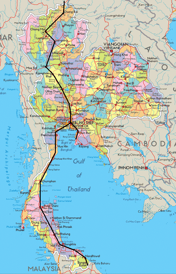 Thailand by Bus (Part 1) Narathiwat > Pattani > Songkhla