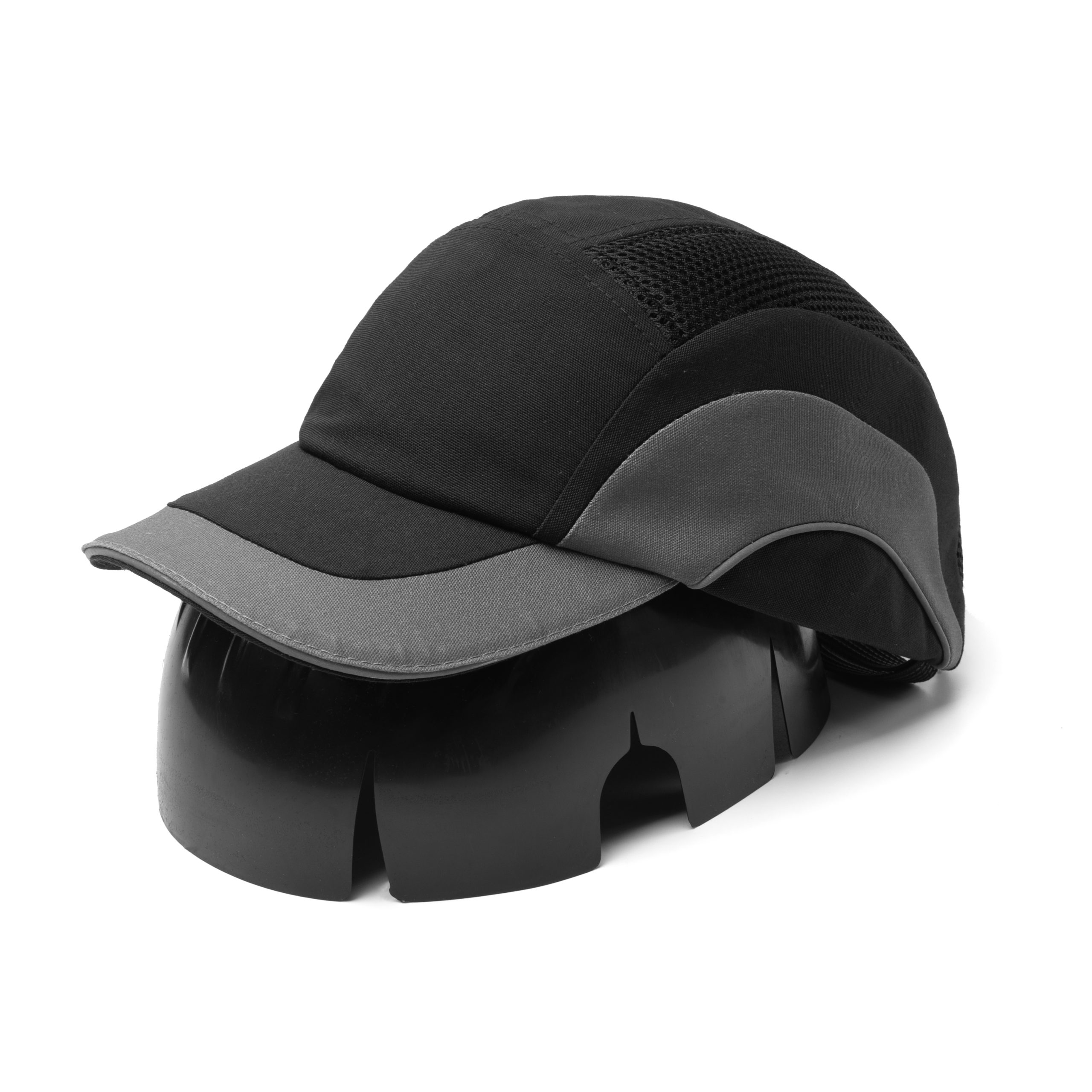 Bump caps plastic shell foam insert reflective strip impactresistant