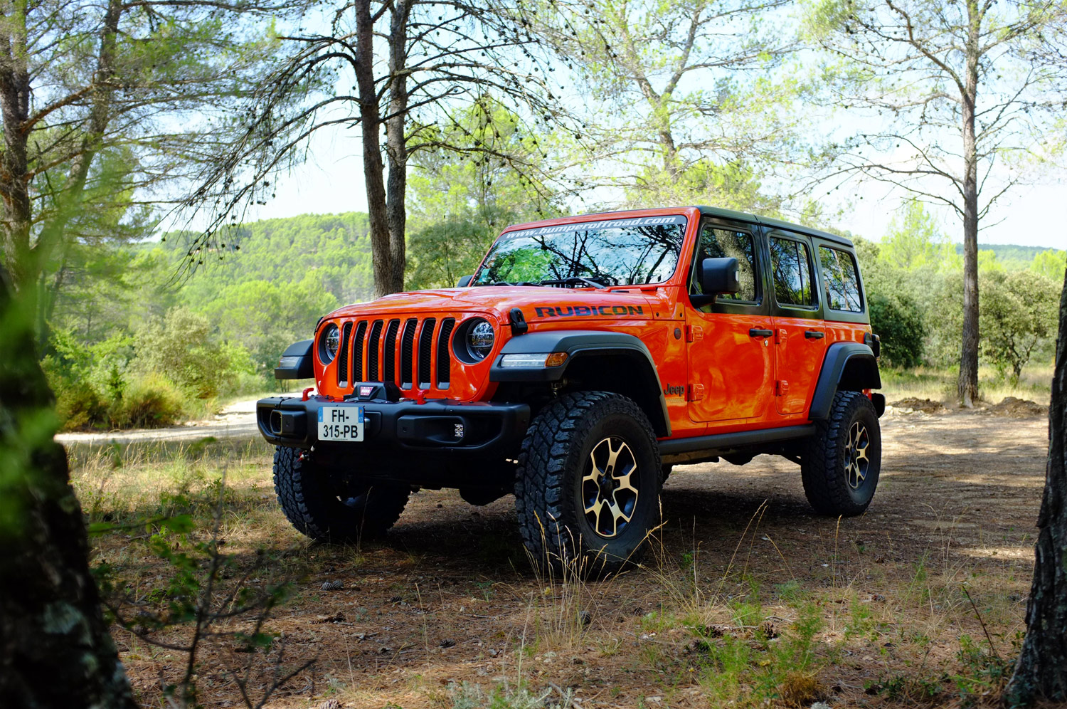 Jeep Wrangler JL Rubicon orange BumperOffroad
