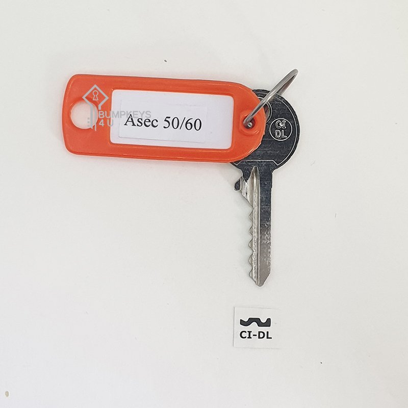 Asec 50mm & 60mm (CIDL) Padlock Bump Key BumpKeys4U