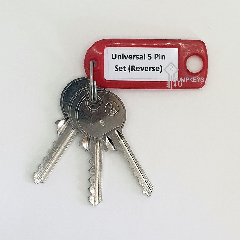 Universal 5 Pin Bump Key Set (Reverse) BumpKeys4U