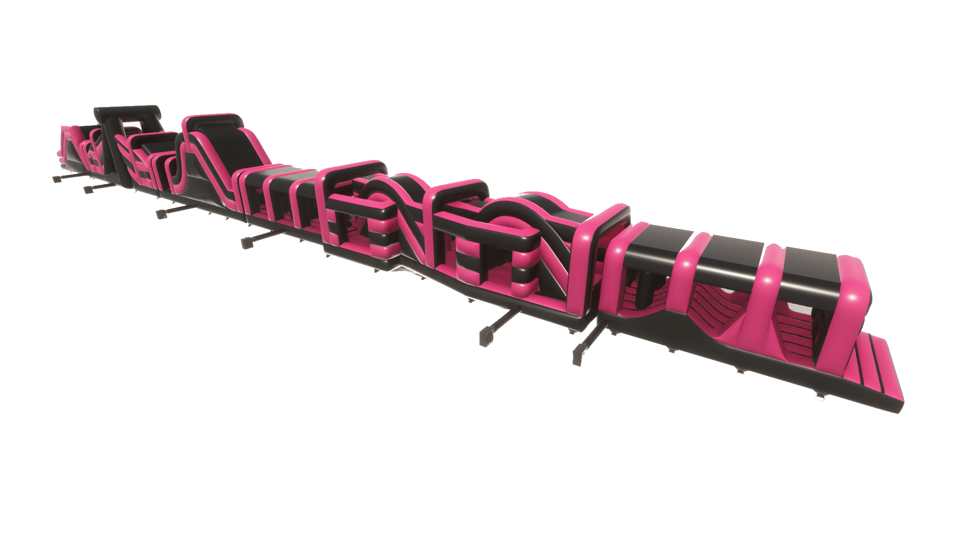 BUMPS.PL Dmuchane Tory Przeszkód It's time to have fun Gigantyczne