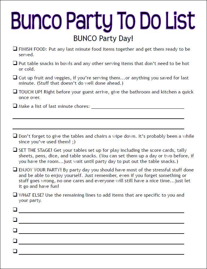 FREEbies - Bunco Printables