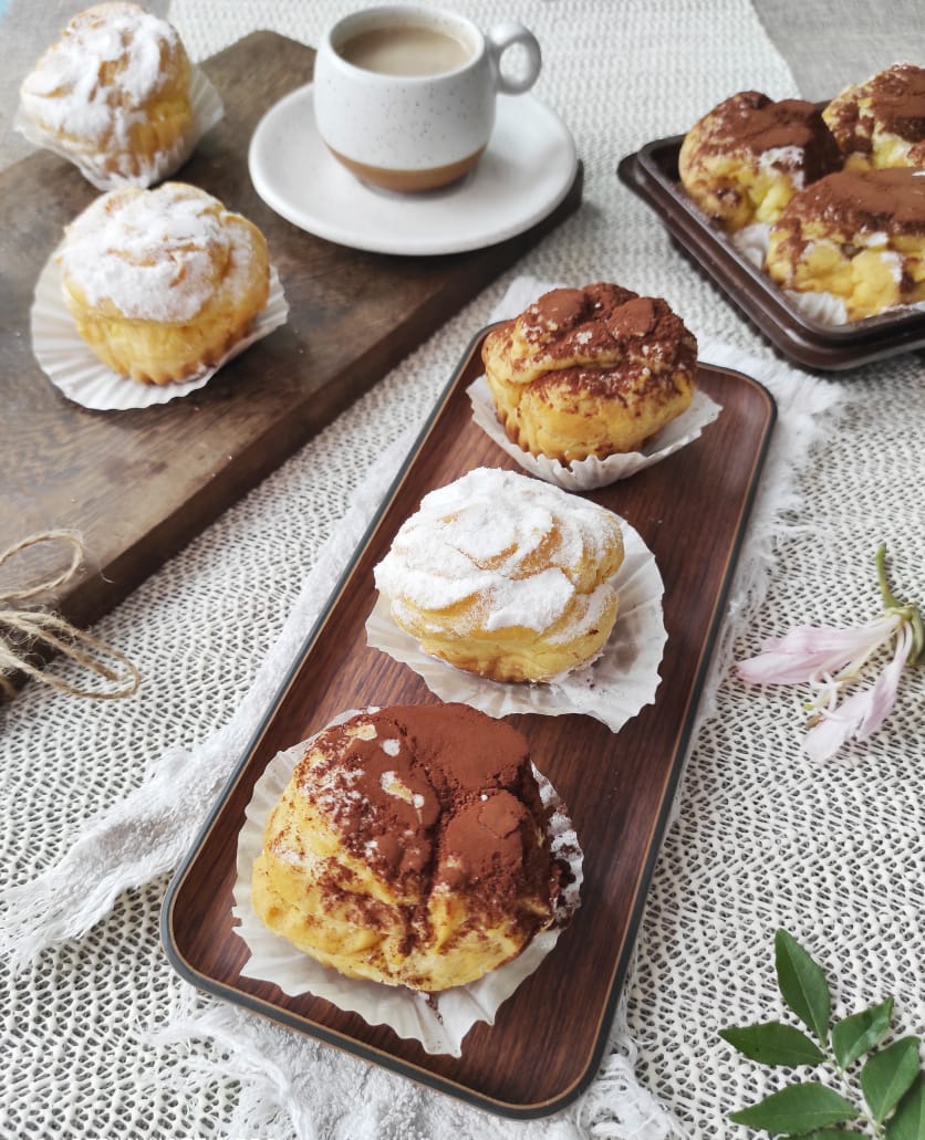Soes Cream Coklat Satuan Toko Kue dan OlehOleh Online