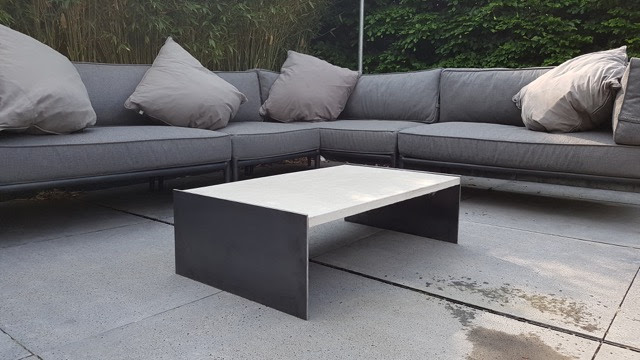 lounge tisch garten beton