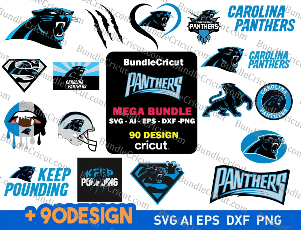 Carolina panther svg bundle,carolina panthers logo svg,panthers logo svg,panthers football svg