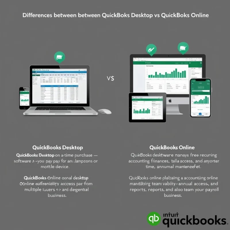 QuickBooks Desktop vs. QuickBooks Online A Detailed Comparison