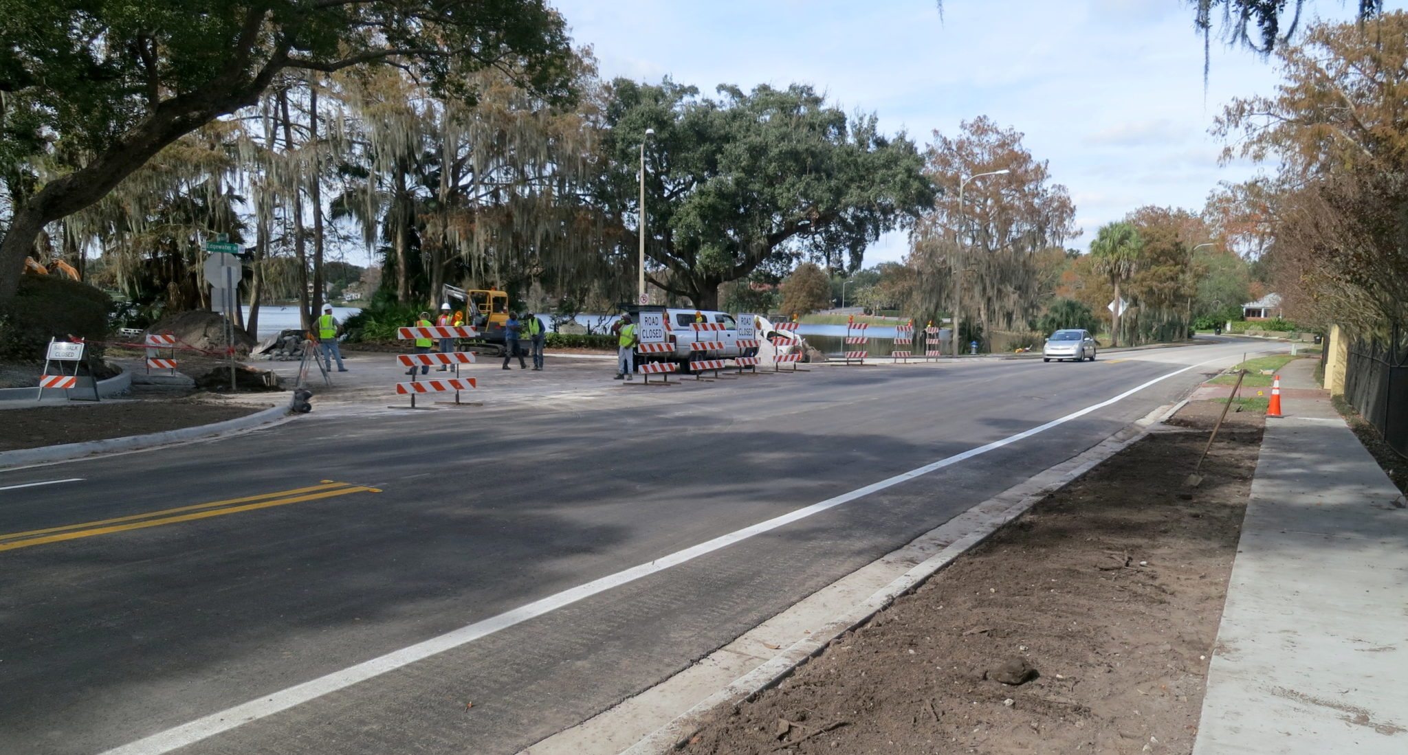 Edgewater Drive at Lake Adair Reopens Bungalower