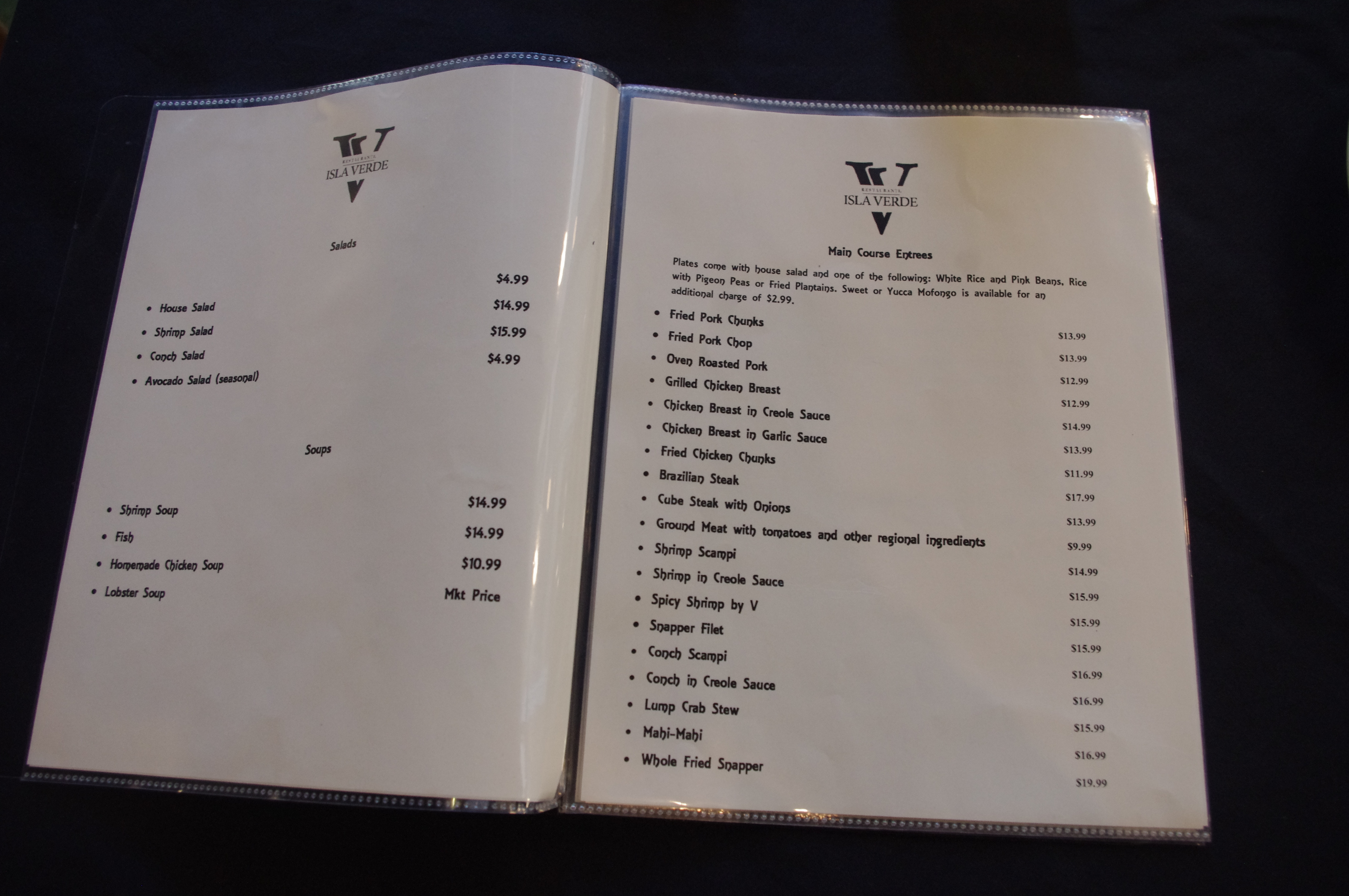 Photo tour of Isla Verde Puerto Rican restaurant Bungalower