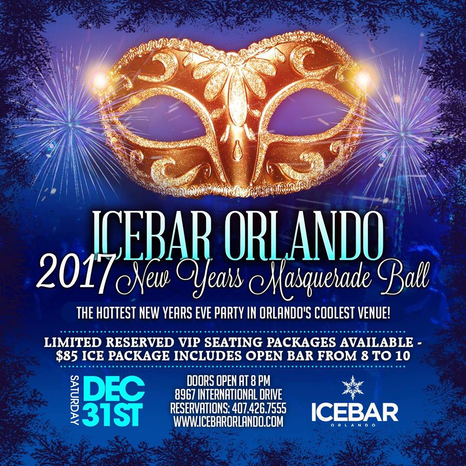 2017 New Year's Eve Masquerade Ball Bungalower