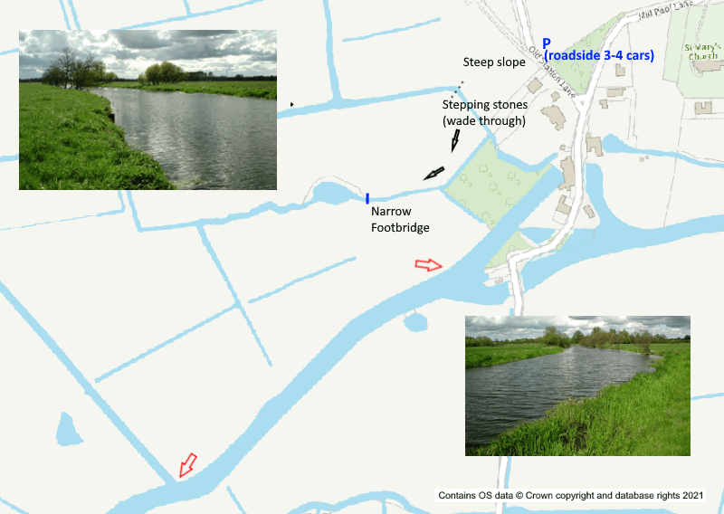 River Waveney Bungay sections Upper Ellingham « Bungay Cherry Tree