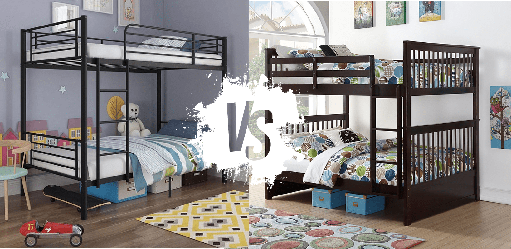 Bunk Bed FaceOff Solid Wood vs. Metal What’s Your Sleep Style