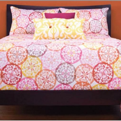 Medallion Bedding, Olivia Fitted Bed Cap Comforter Set