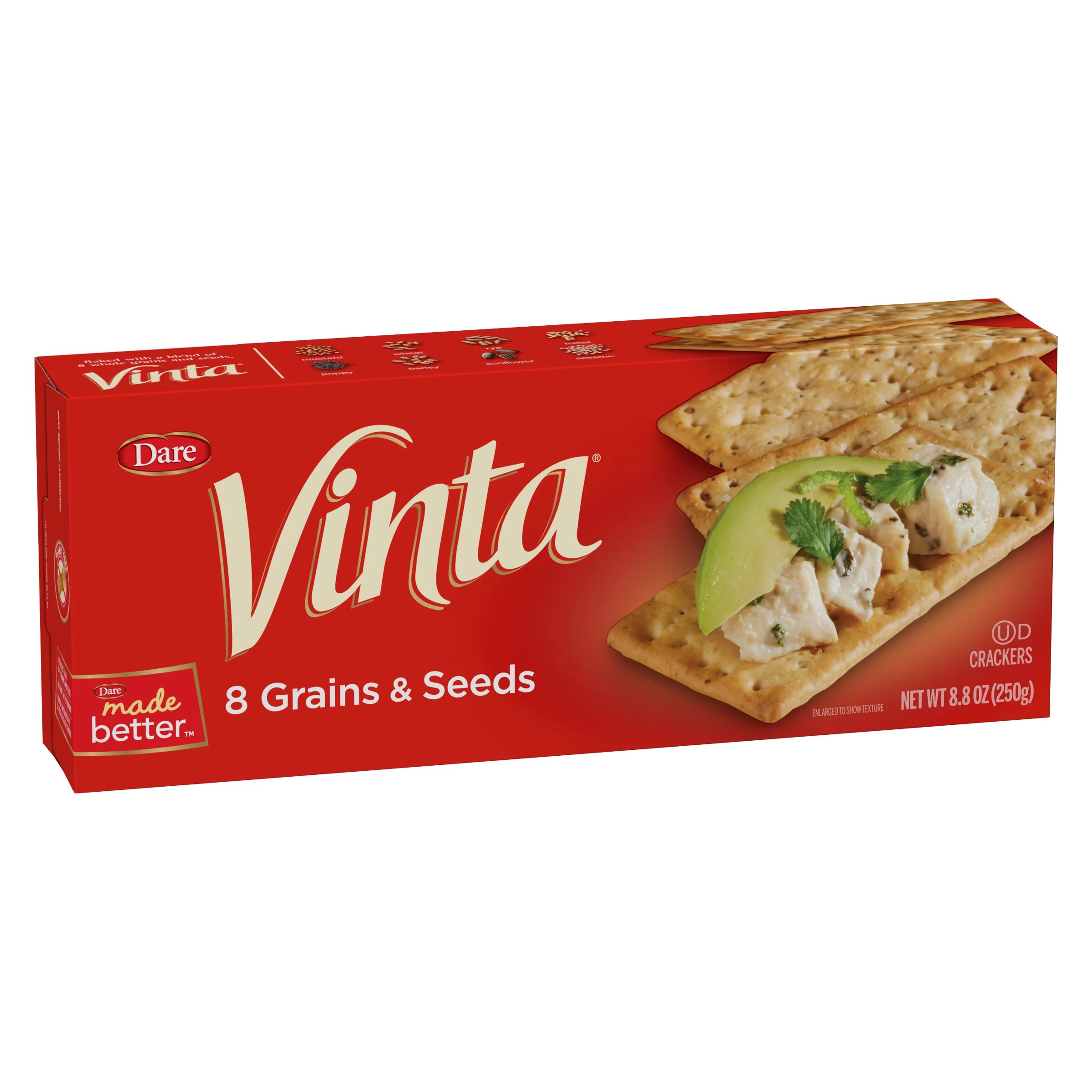 Vinta Crackers (8 Grains & Seeds) Bunker Hill Cheese