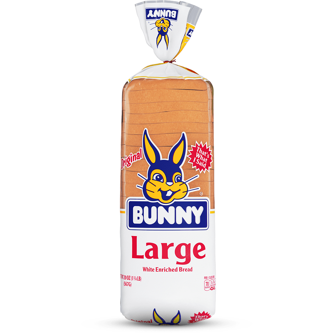 Large White Bread 20oz Bunny Bread