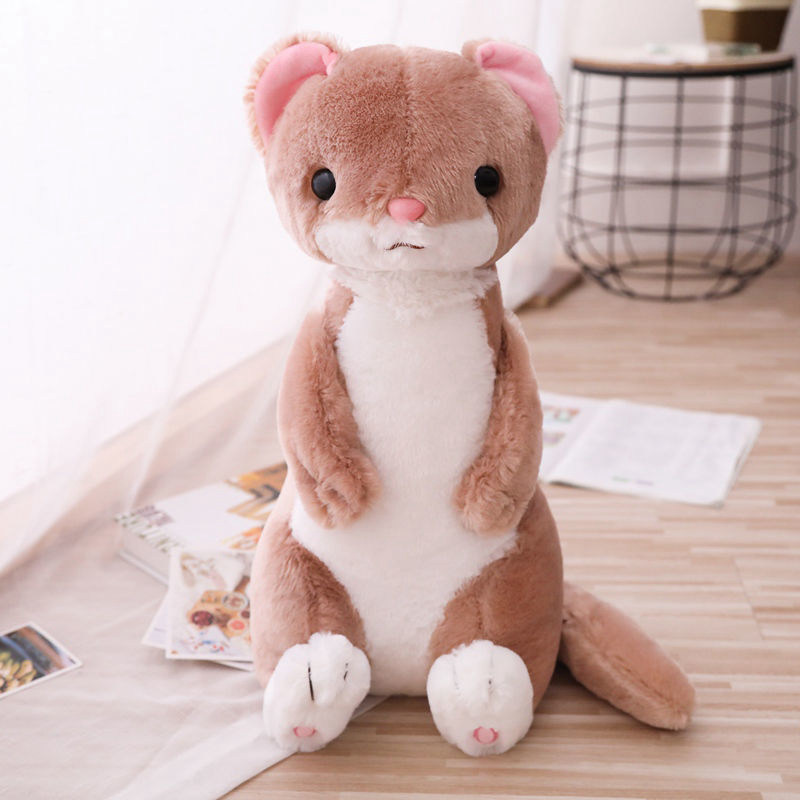 Realistic Ferret Stuffed Animal Amuse Ferret Plush Toys For Girls Gifts
