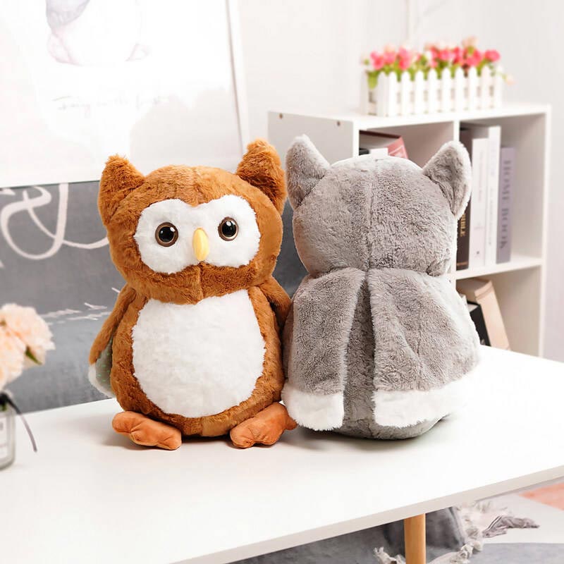 Owlbert Plush Toy Owl Stuffed Animal Gifts 9.8"15.7" plush toys