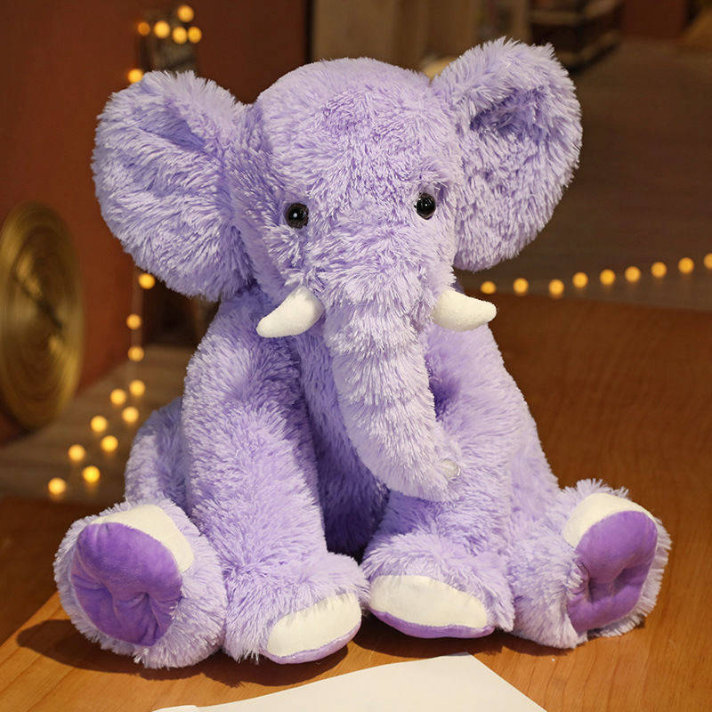 Big Elephant Stuffed Animal Plush Pillow Height 18" High Quality