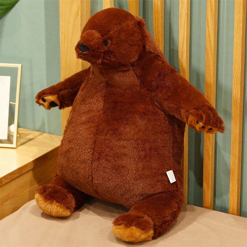 Brown Bear Stuffed Animal Doll Djungelskog Bear Plush Giant Simulation