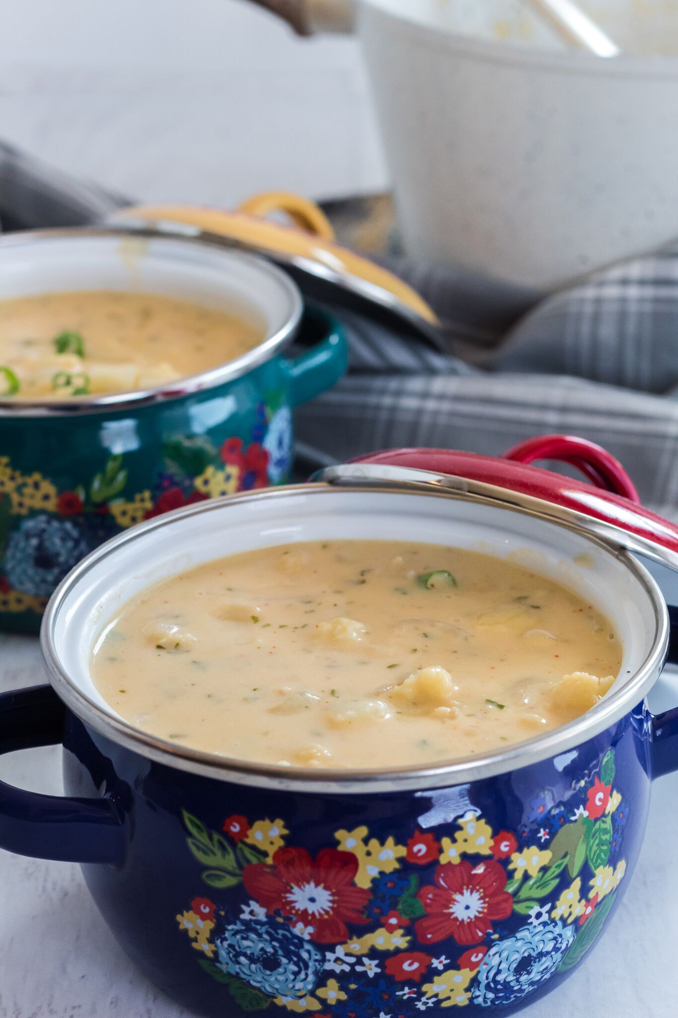 Cheesy Cauliflower Soup Bunny's Warm Oven