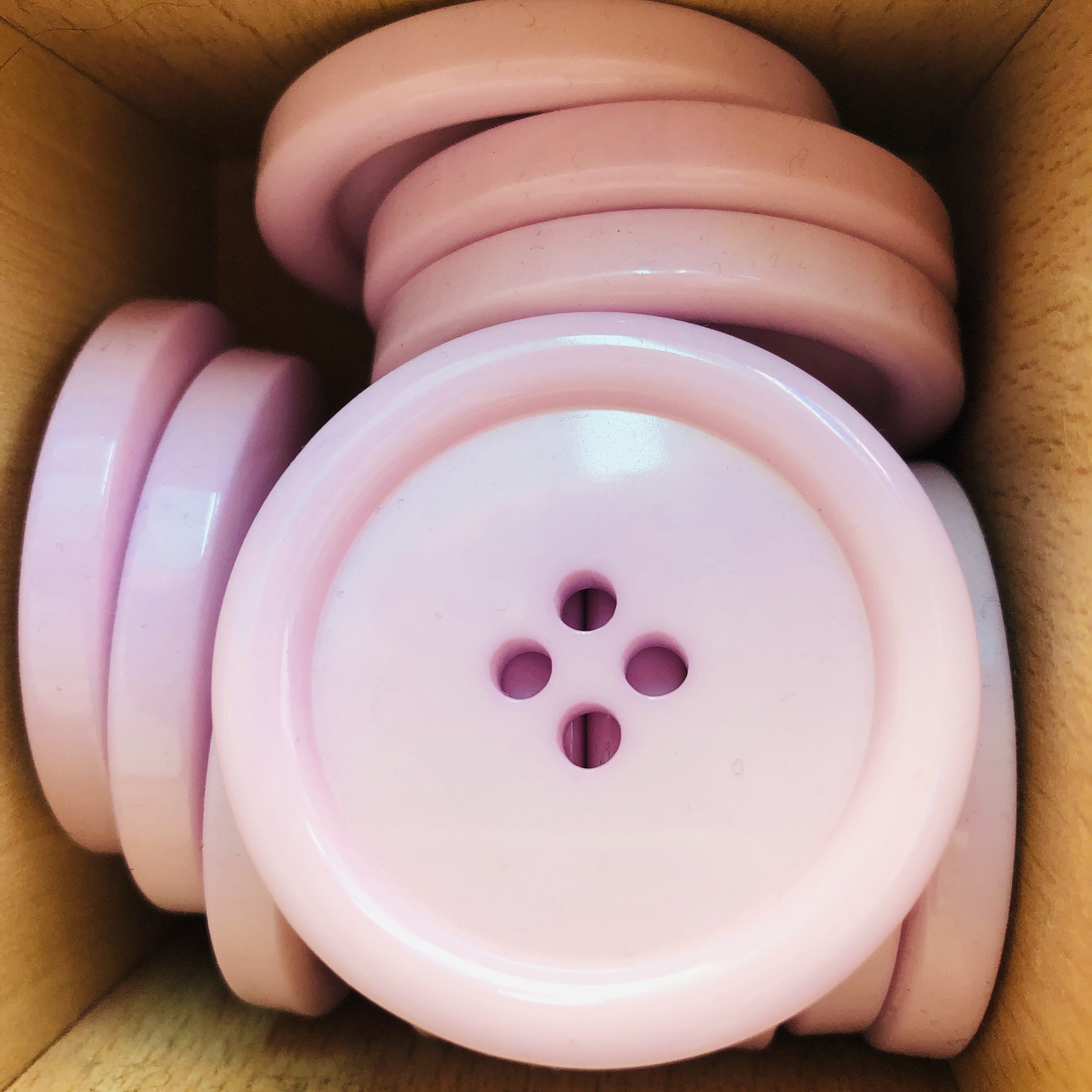 38mm Plastic Button