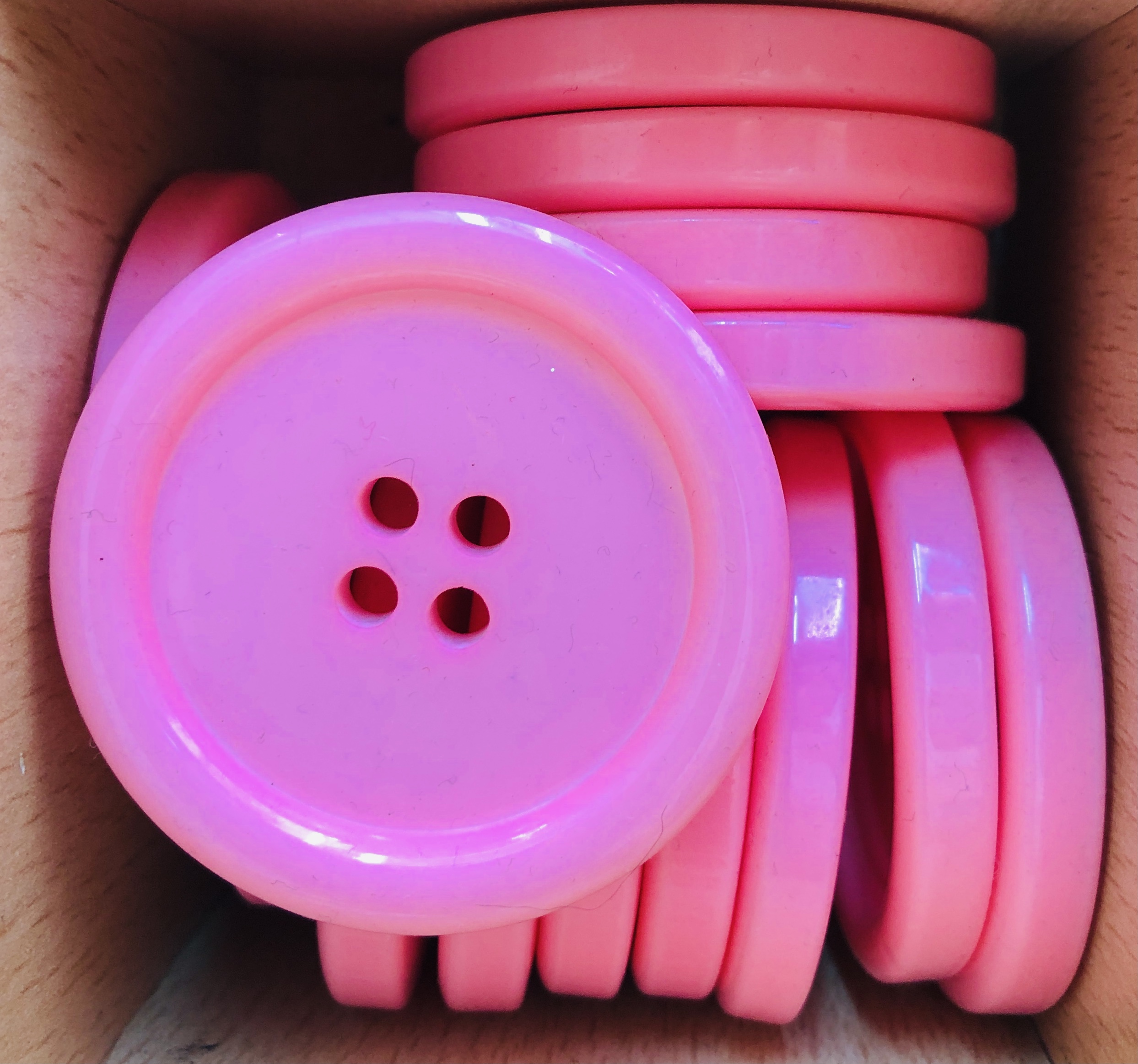 38mm Plastic Button