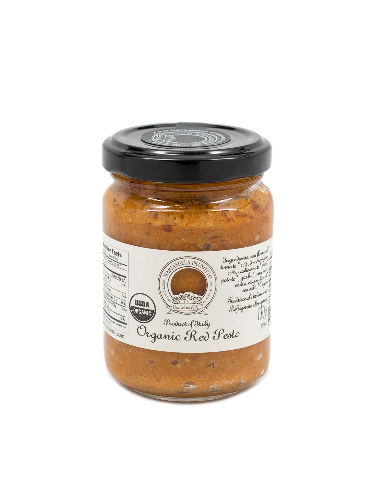 ORGANIC RED PESTO 4.5 oz. » Buon'Italia Imported Italian Food