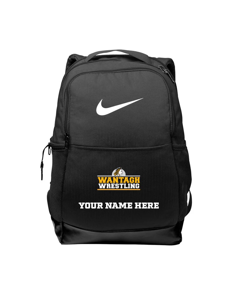 Wantagh Wrestling Embroidered Nike Backpack Buoy4 Clothing Company