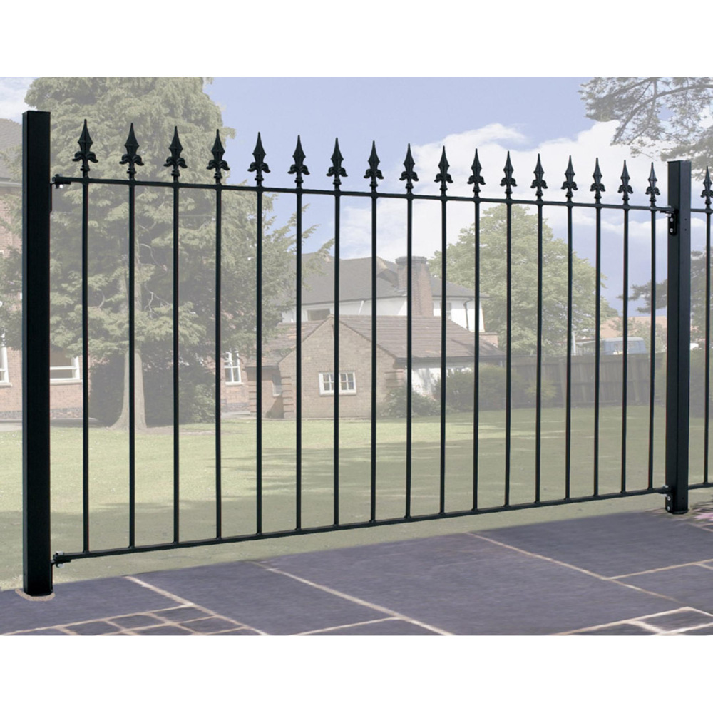 Saxon Spear Top Metal Fence Fencing Panel 950mm High Burbage Iron Craft
