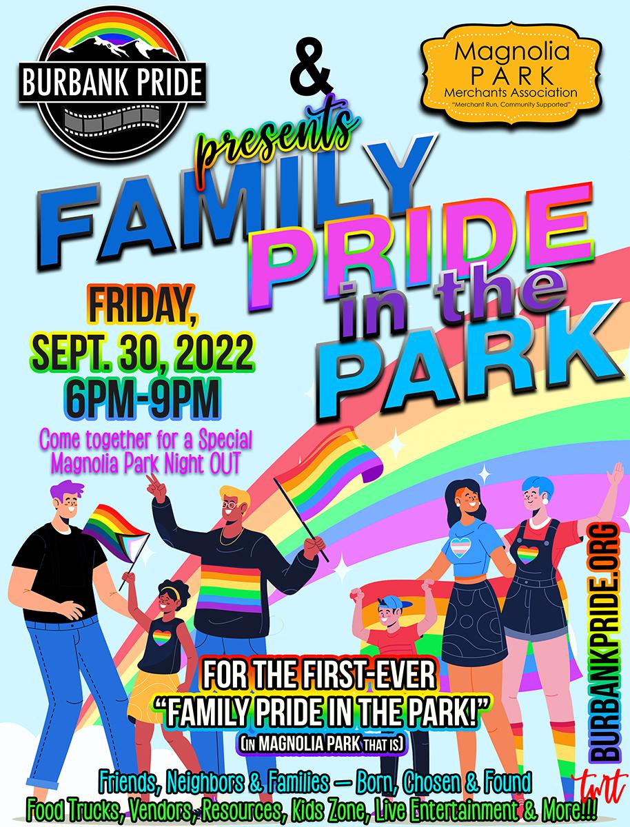 Family PRIDE In the Park Burbank ArtsBurbank Arts An Arts Destination