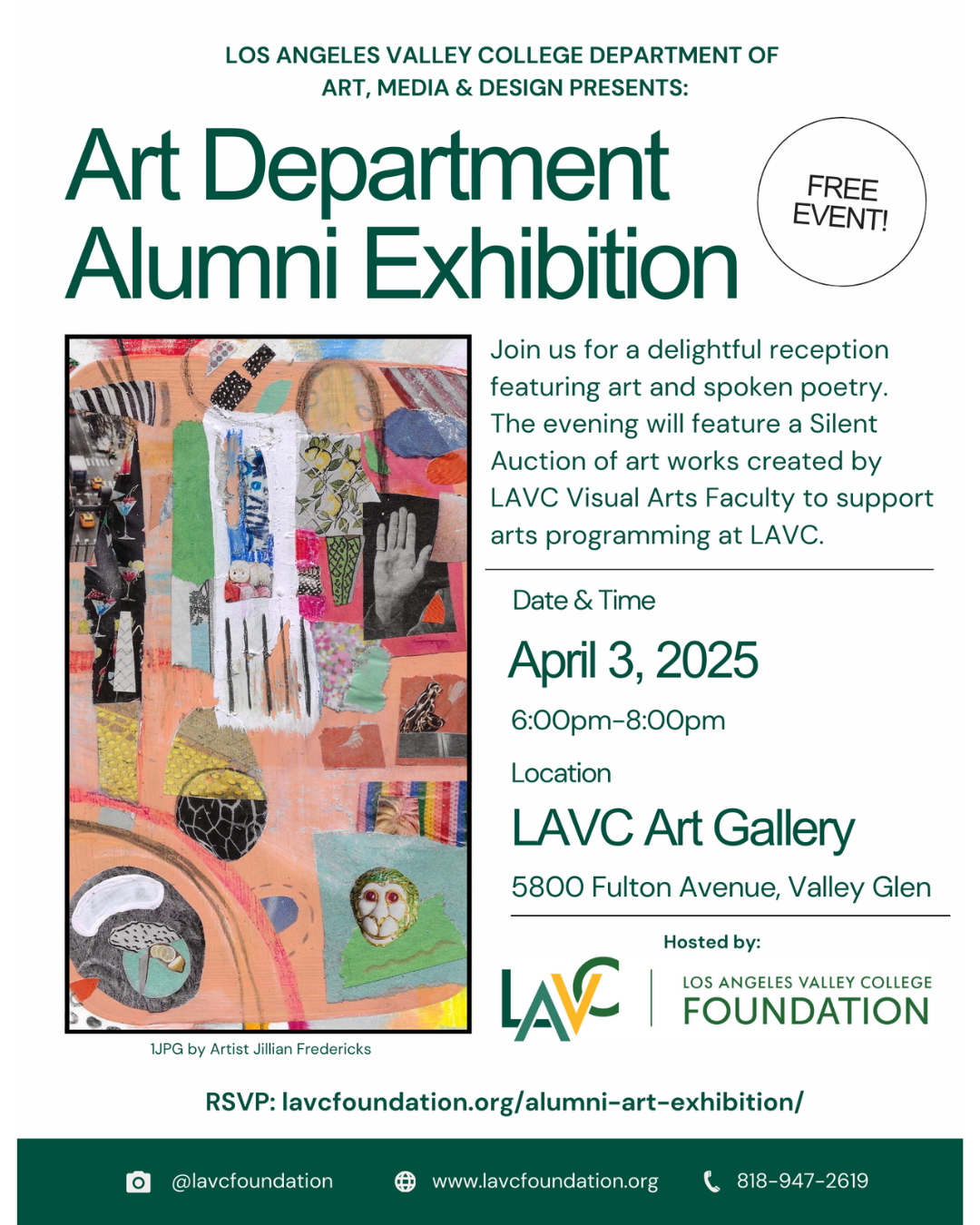 LAVC Art Gallery Alumni Exhibition Event Burbank ArtsBurbank Arts