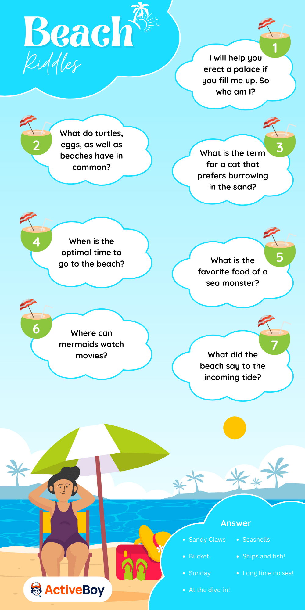 100+ Beach Riddles to Test Your Brain’s Skills