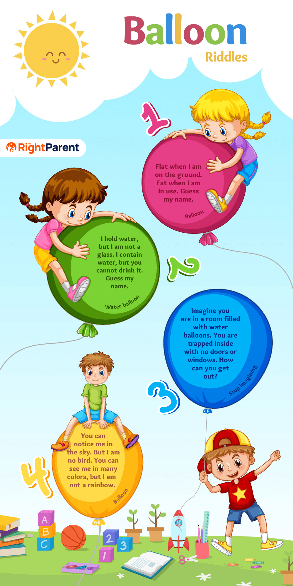 20+ Tricky Balloon Riddles With Answer TheRightParent
