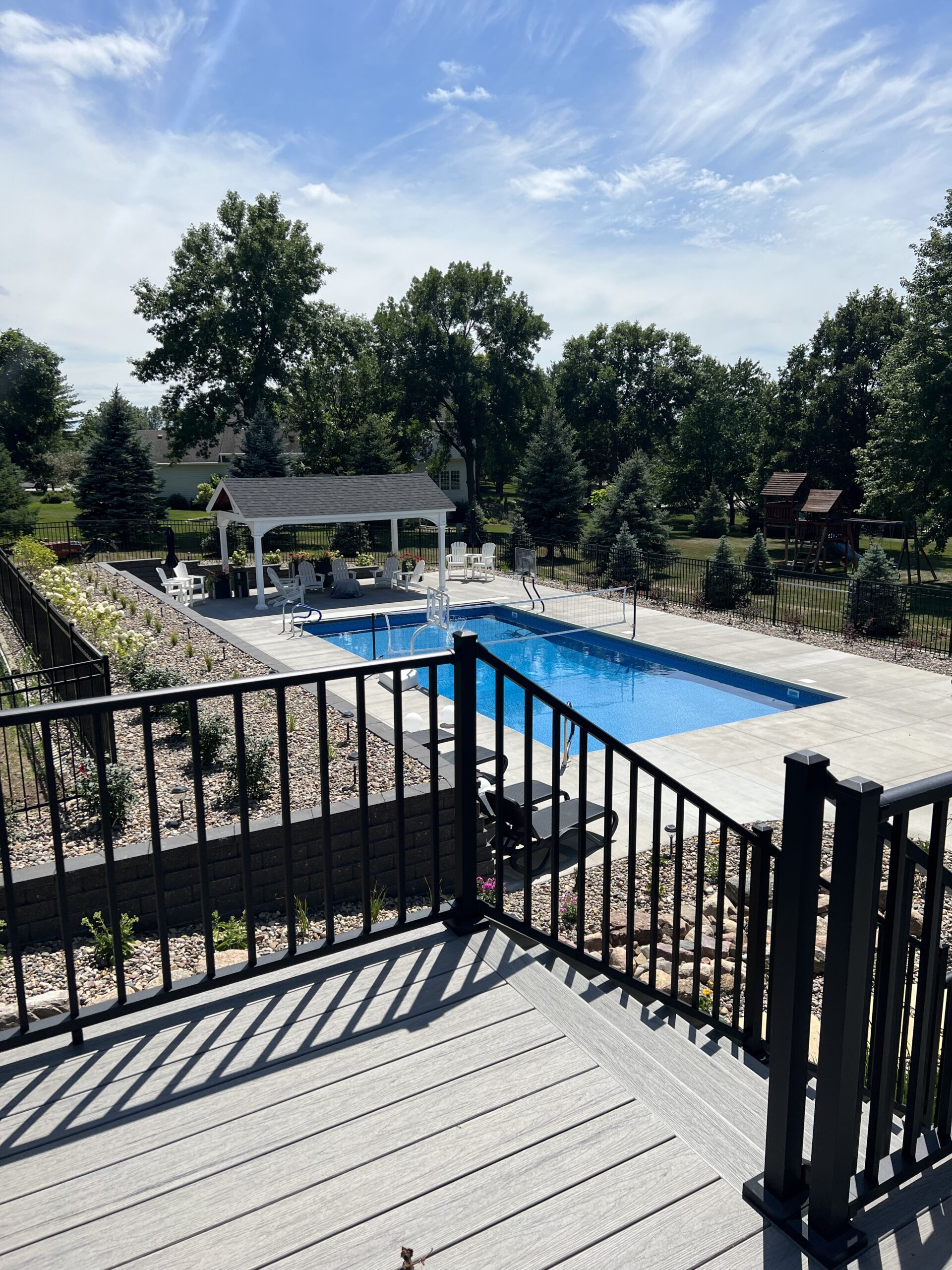 Constructing a Pavilion in West Des Moines, IA Buresh Home Solutions